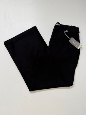 Wit & Wisdom Pants Stretch Knit Ab Solution Slimming Wide Leg Black Nordstroms